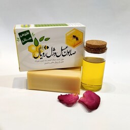 صابون عسل و ژل رویال (تهیه شده به روش سنتی و از مواد طبیعی و ارگانیک)