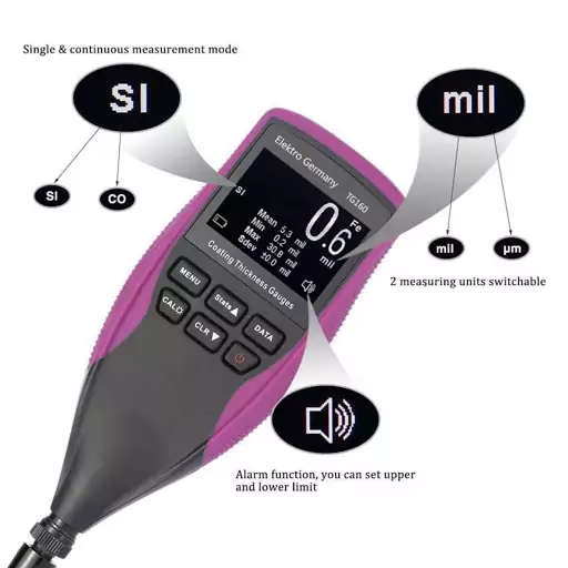 ضخامت سنج رنگ و پوشش Elektro Germany TG160