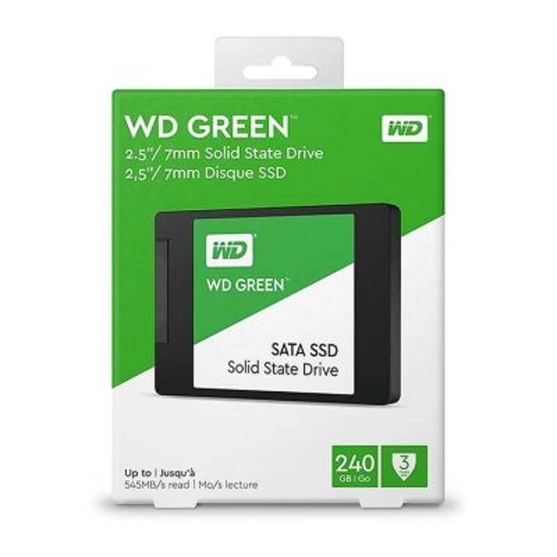 حافظه اس اس دی اینترنال وسترن دیجیتال مدل SSD WD Green ظرفیت 240 گیگابایت