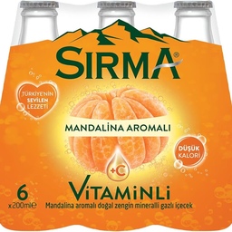 نوشیدنی 6 تایی ویتامینه با طعم نارنگی سیرما Sirma