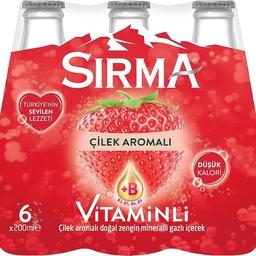 نوشیدنی 6 تایی ویتامینه با طعم توت فرنگی سیرما Sirma