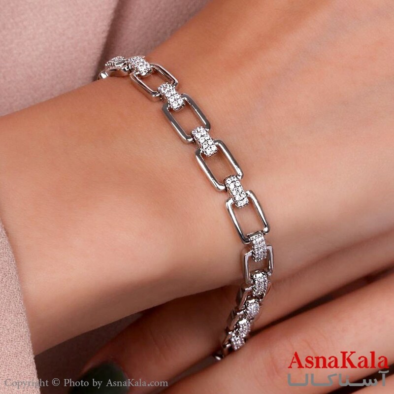 دستبند ژوپینگ مدل نگین دار Xuping Bracelet Gem کد DSB18175W
