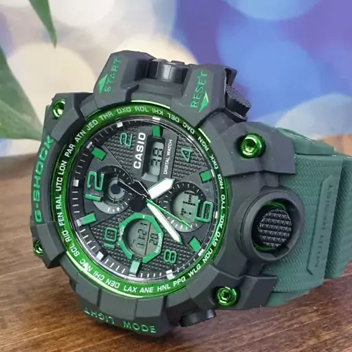 ساعت مچی مردانه و پسرانه  جی شاک ضد آب دست شستن روزشمار G shock 