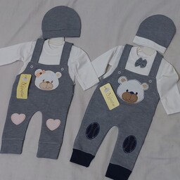 لباس بچگانه سه تیگه نوزادی(کد 17)