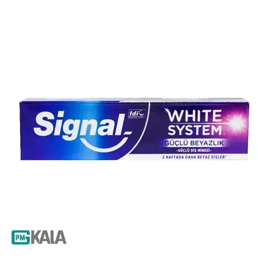 خمیر دندان 75میل سیگنال SIGNAL WHITE SYSTEM