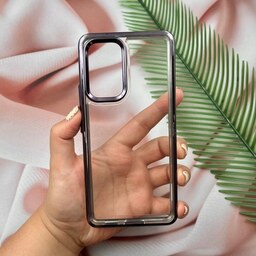 قاب گوشی Galaxy A53 5G سامسونگ FASHION CASE اورجینال شفاف کرومی بنفش کد 51724