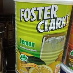 پودر شربت طبیعی بدون طعم مصنوعی فوستر کلارکس در طعم لیمو(900 گرمی )