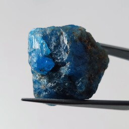 راف سنگ آپاتیت آبی رنگ نیمه شفاف معدنی کشور مکزیک 