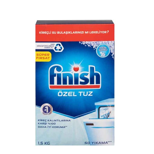 نمک ظرفشویی فینیش ozel tuz وزن 1.5 کیلوگرم