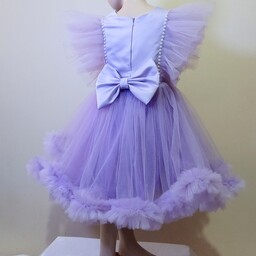 لباس مجلسی دخترانه طرح فرشته مناسب برای 4 یا 5 ساله