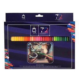 مداد رنگی 72 رنگ جعبه مقوایی ام کیو MQ 