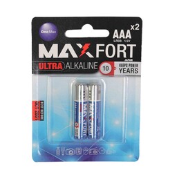 باتری مکس فورت نیم قلمی اولترا آلکالاین LR03 AAA  با کیفیت و ماندگاری بالا - قیمت پایین تر از همه جا