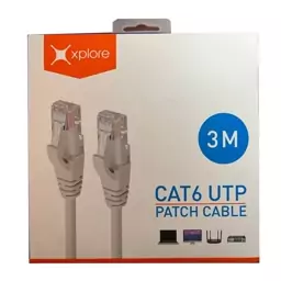 کابل شبکه CaT6 UTP اکسپلور مدل RJ45 طول سه متر