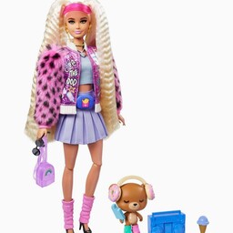 باربی اکسترا  8 barbie extra با موهای ویو ، ارسال فوری 