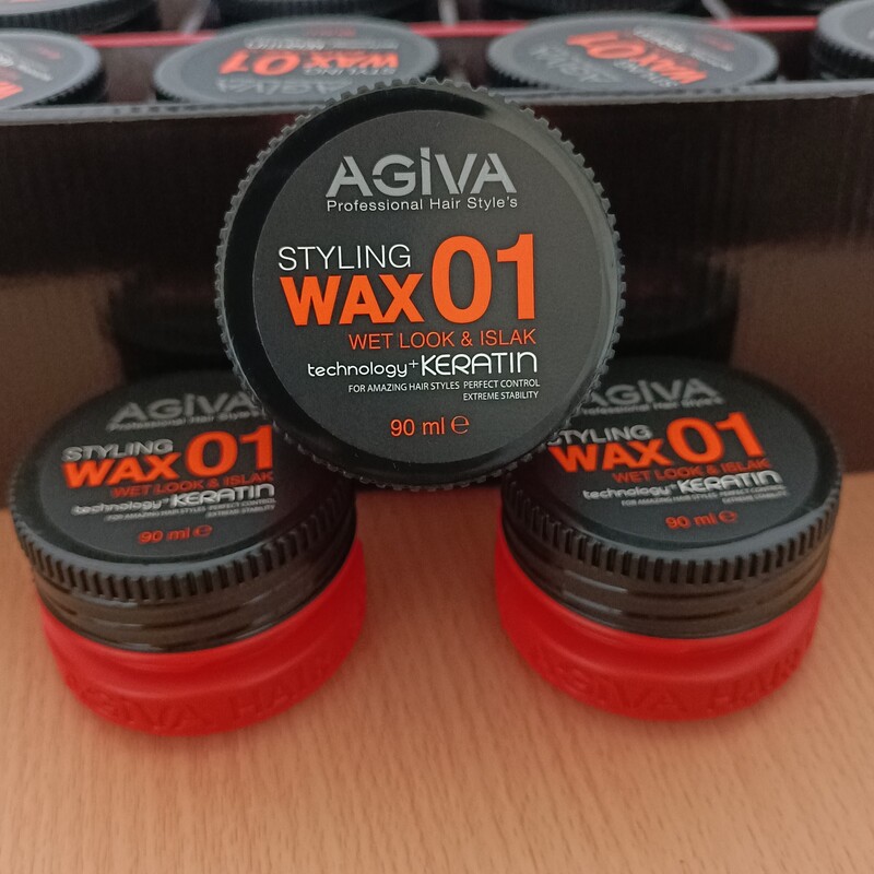 واکس موی آگیوا شماره 01 Agiva Styling Wax حجم 90 میلی محصول ترکیه 

