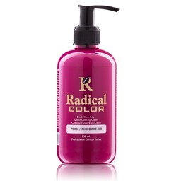 شامپو رنگ  مو رادیکال کالر  رنگ صورتی Pink
 حجم 250 میلی لیتر.
