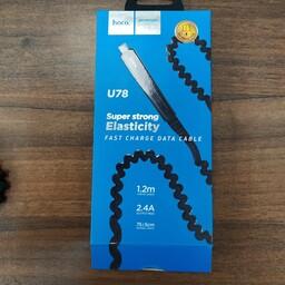 کابل تبدیل USB به USB-C  هوکو مدل U78 به طول 1.2 متر

