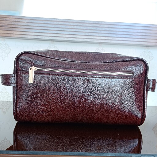 کیف مدارک،کیف لوازم شخصی،کیف لوازم آرایش و... چرم طبیعی 