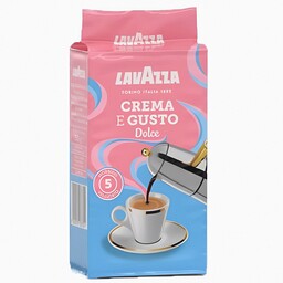 پودر قهوه 250 گرمی کرما گوستو دولچه برند لاوازا، محصول ایتالیا، Lavazza Crema E Gusto Dolce