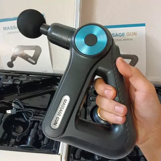 ماساژور شارژی تفنگی مدل MASSAGE GUN مدل SL-8891 در فروشگاه قشمی شاپ QESHMISHOP