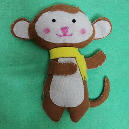 عروسک نمدی میمون کوچولو