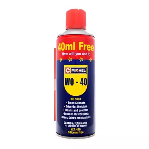 اسپری روان کننده وزنگ بر  مایکل مدل WD-40 وزن 440 گرم