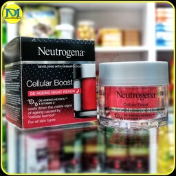 کرم بازسازی کننده و ضدپیری سلولی شبانه نوتروژنا با خواص ویتامین سی (50میل) neutrogena Night cream