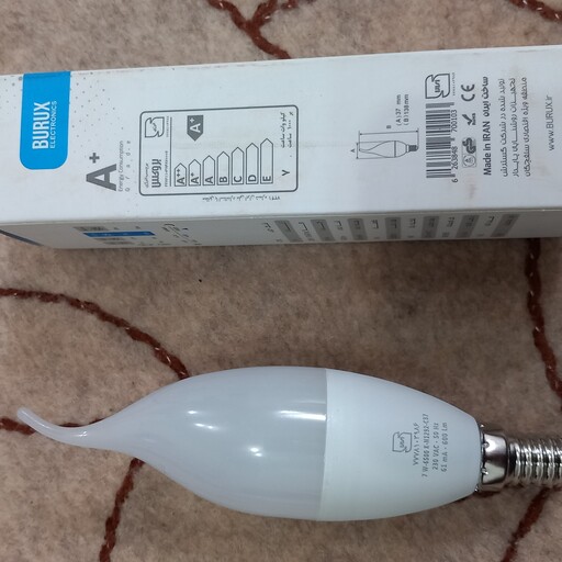 لامپ 7 وات ال ای دی مهتابی  لوستر  بروکس  در بسته 10 تایی 