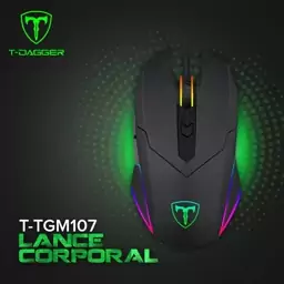 ماوس مخصوص بازی T-DAGGER Lance Corporal T-TGM107 Gaming Mouse 