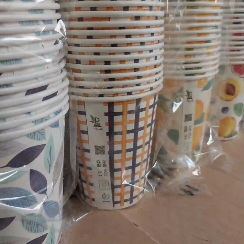 لیوان یکبارمصرف کاغذی – بسته 50 تایی