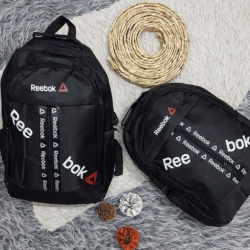 کیف مشکی نواردار Reebok جنس برزنتی ارسال رایگان 