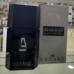 عطر ادکلن آزارو سیلور بلک مردانه ادو تویلت  Azzaro Silver Black Eau de Toilette