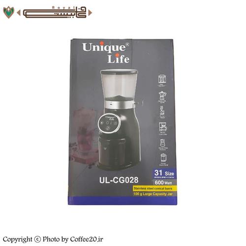 آسیاب قهوه یونیک لایف مدل Unique Life UL-CG028