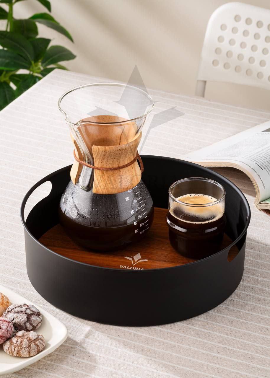 سینی فلزی کف چوب (پست پیشتاز پس کرایه)