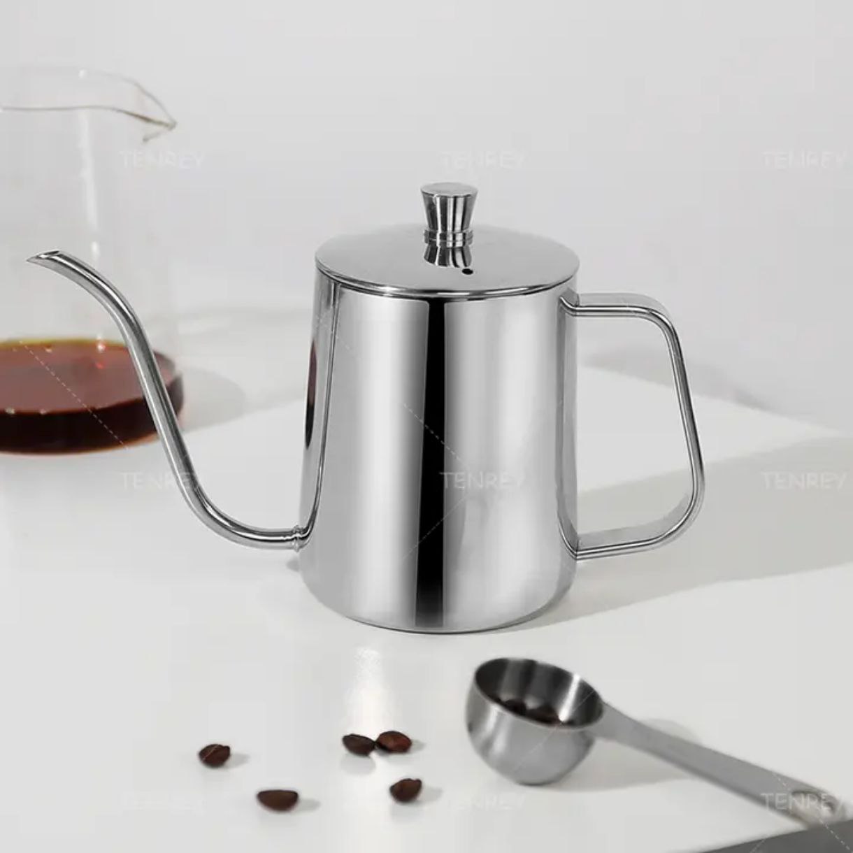 کتل استیل درب دار 600 میل (پست پیشتاز پس کرایه)