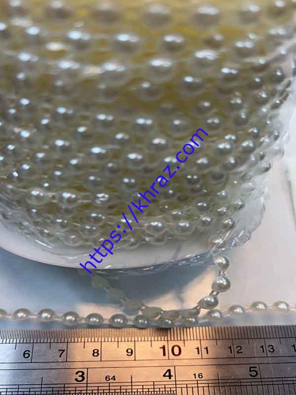 مروارید لپه ای متری سایز 6