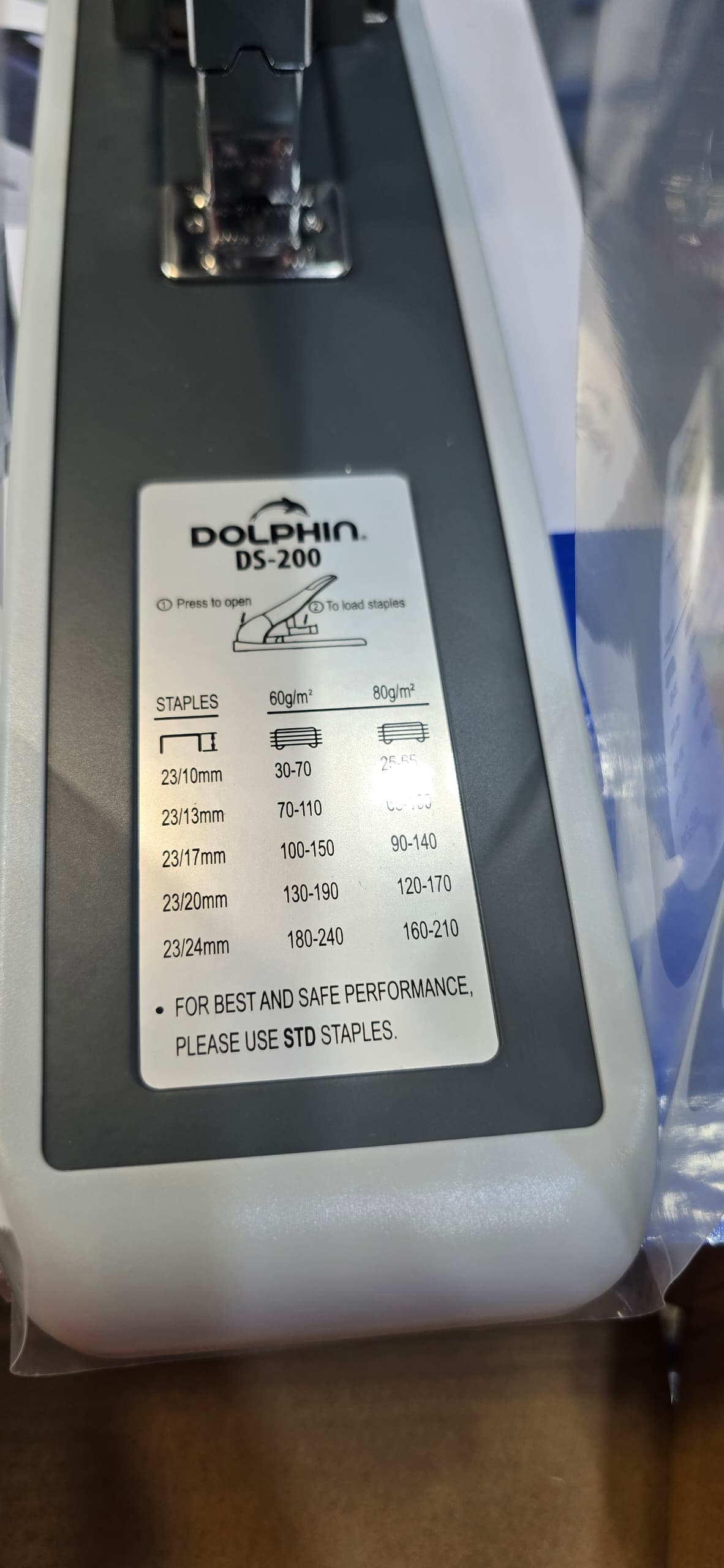 ماشین دوخت صحافی دلفین مدل DS-200