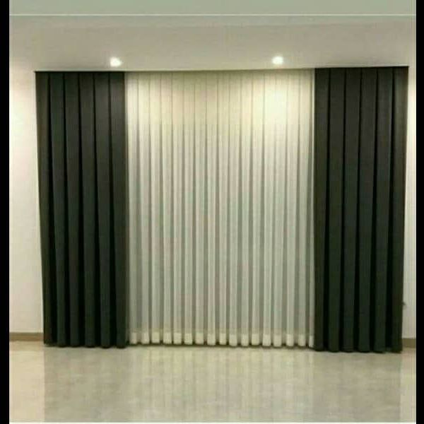 پرده پانچ حریر ساده و مخمل کالیفرنیا مناسب برای عرض 2 متر