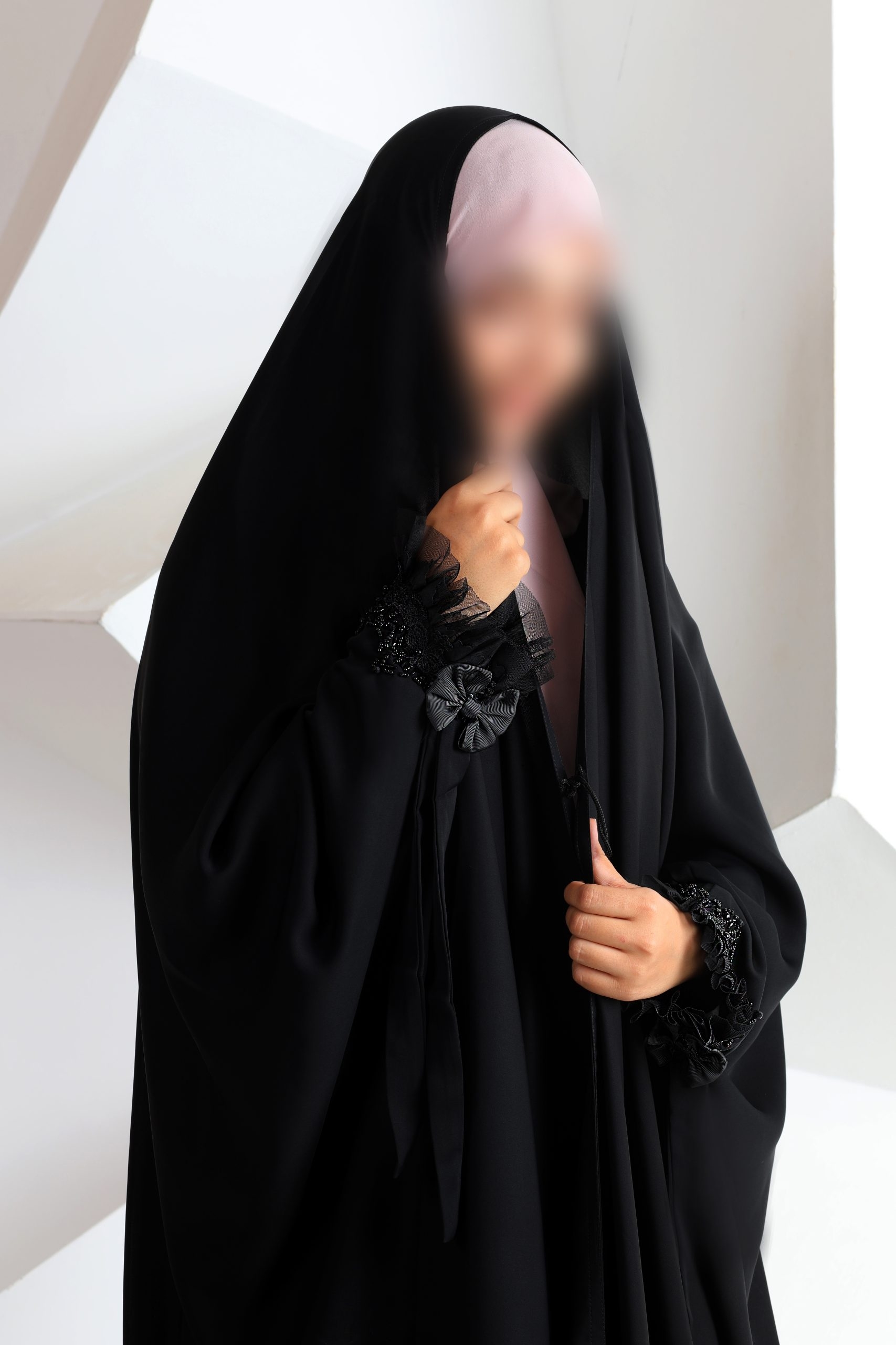 چادر مجلسی سرمه دوزی جده کیمیا