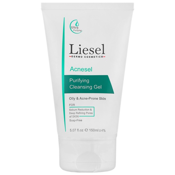 ژل شستشوی پوست چرب آکنه سل لایسل 150 میلی لیتر | Liesel Acnesel Purifying Cleansing Gel 150ml