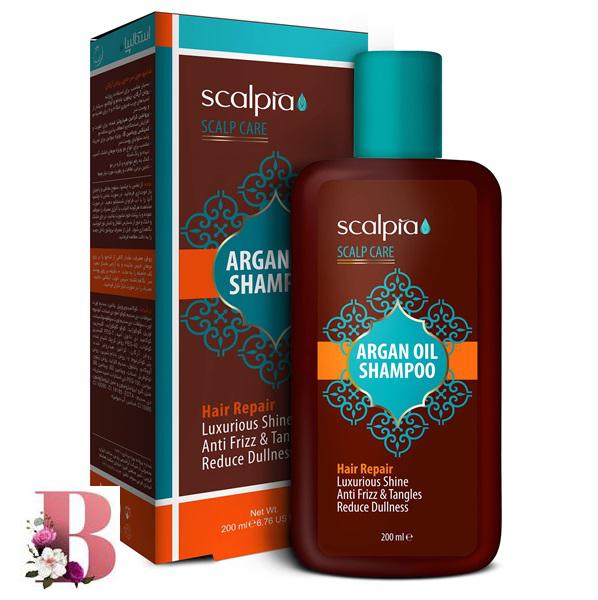 شامپو موی سر حاوی روغن آرگان اسکالپیا 200 میلی لیتر | Scalpia Scalp Care Argan Oil 200ml