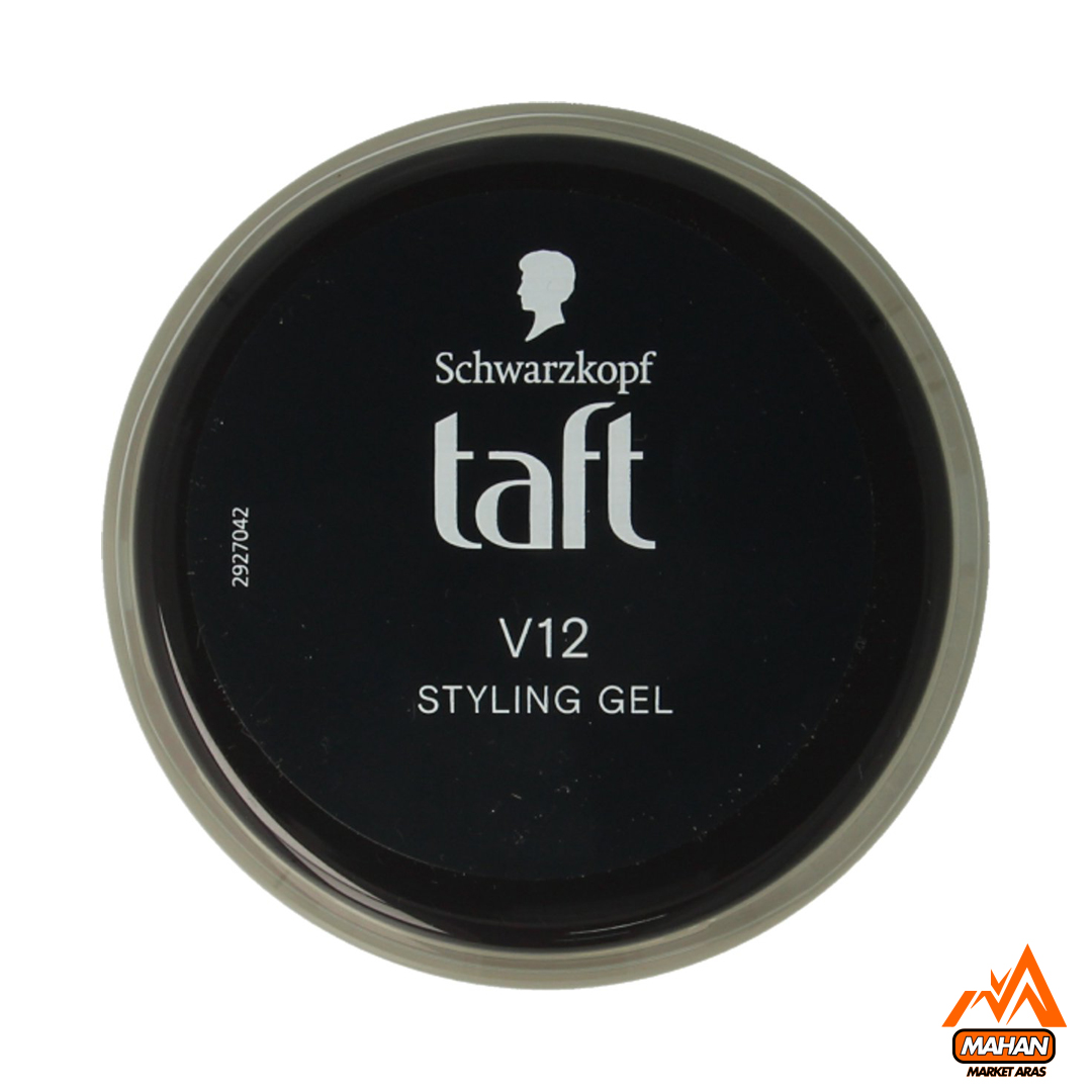 ژل حالت دهنده مو تافت Taft مدل V12 شماره 12 حجم 250 میل Schwarzkopf Taft V12 Power Gel Speed Hold 250ml
