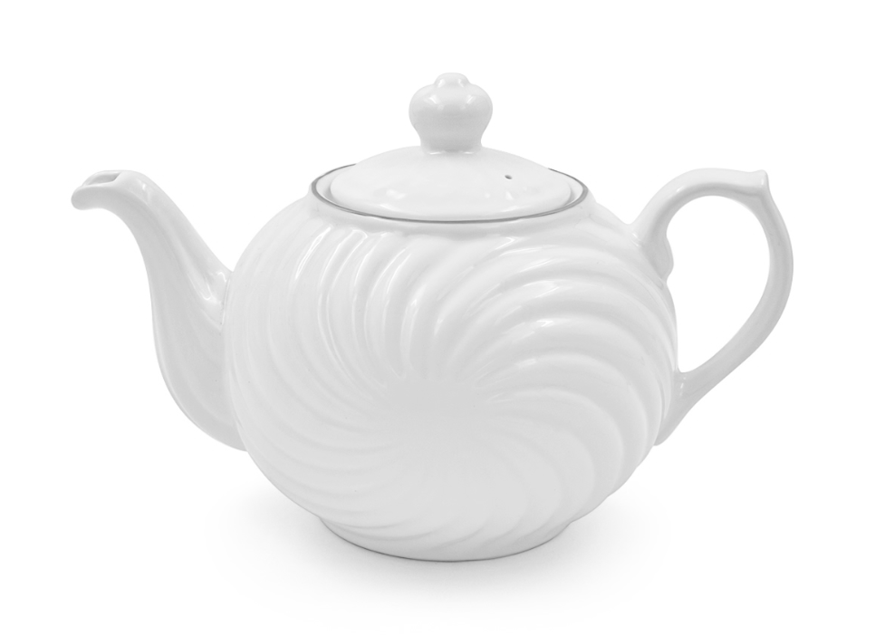 قوری چای 5 چینی زرین سری خورشیدی طرح سمن درجه عالی (پس کرایه)
