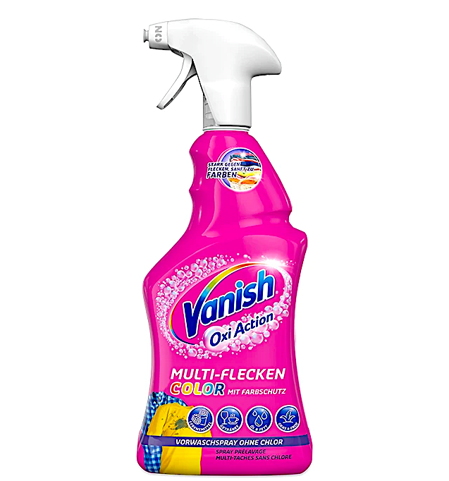 اسپری ونیش لکه بر لباسهای رنگی Vanish میل 750