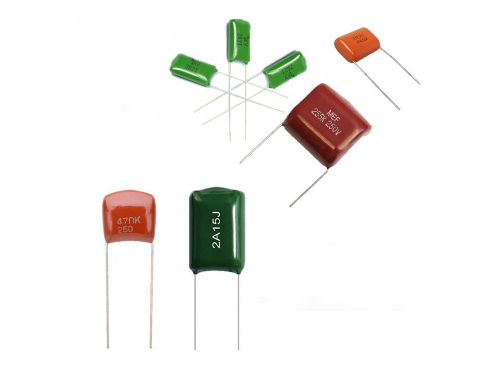 مجموعه 38 عددی خازن پلی استر 910pF / 50V / 5%