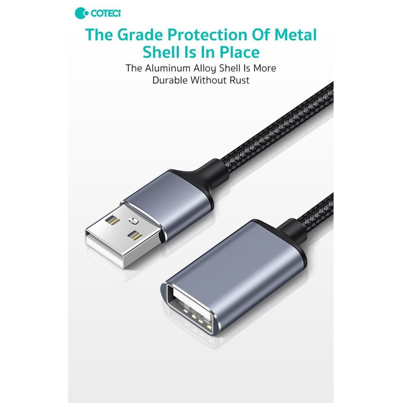 کابل افزایش طول USB کوتتسی مدل 87802-3m طول 3 متر