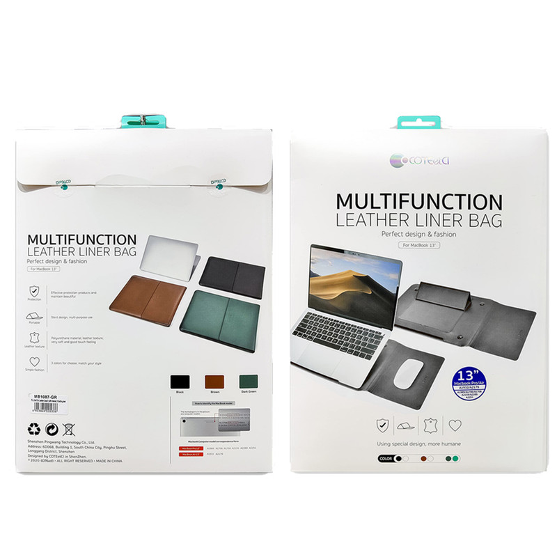 کاور کوتتسی مدل Multifunction Leather مناسب برای مک بوک پرو 16 اینچی / A2141