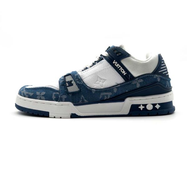 کتونی مردانه لویی ویتون | Louis Vuitton Sneakers سفید آبی