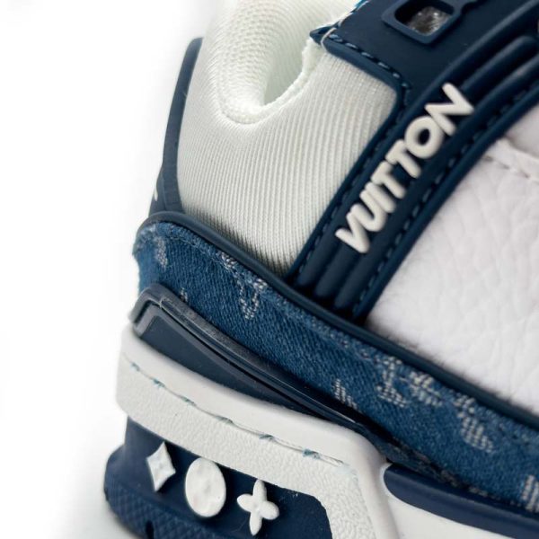 کتونی مردانه لویی ویتون | Louis Vuitton Sneakers سفید آبی