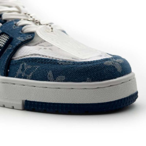 کتونی مردانه لویی ویتون | Louis Vuitton Sneakers سفید آبی